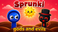 Angelic and demonic Sprunki characters