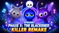 The Blackened Killer from Sprunki Phase 5