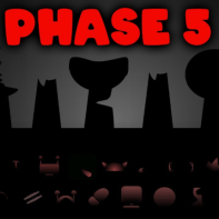 Sprunki Phase 5 characters on the stage