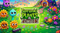 Plants vs Zombies themed Sprunki characters