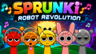 Robot-styled Sprunki characters